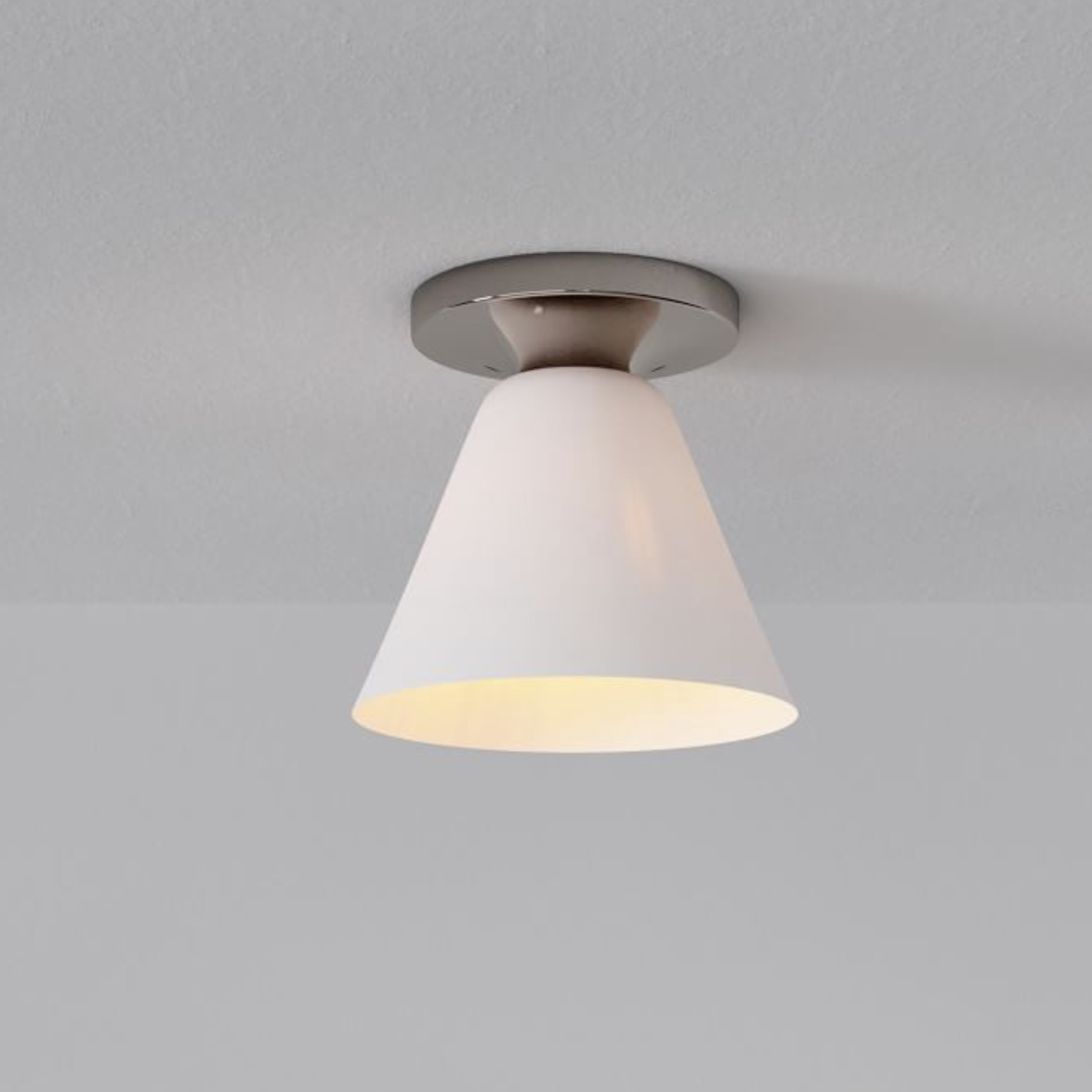 Conica Cone Flush Mount – Glass Ceiling Light for Modern Spaces T233