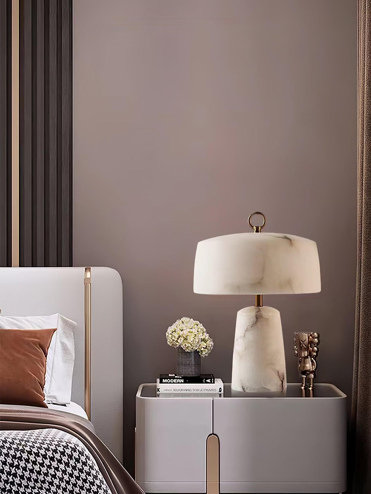 Light Luxury Style Marble Stone Table Lamp M583