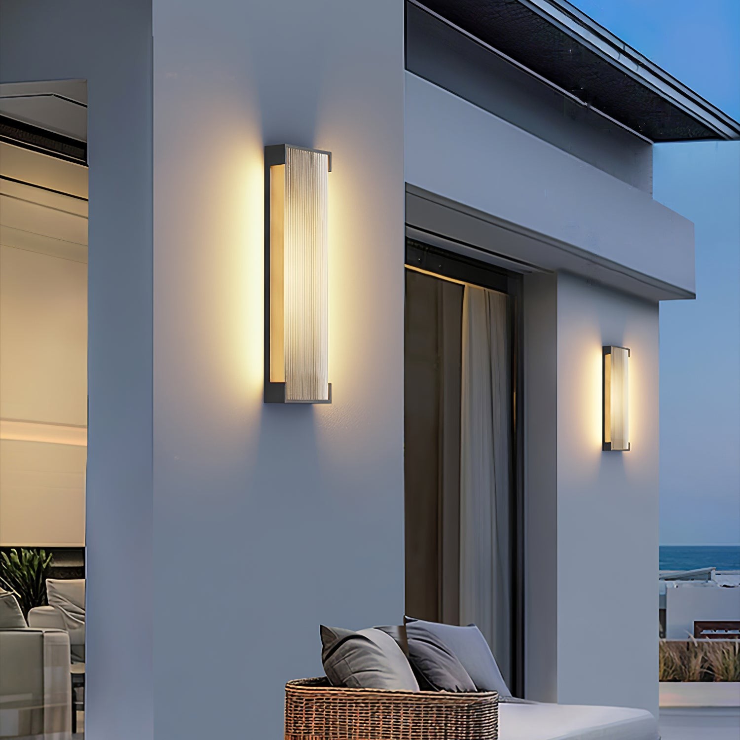 Rectangular Outdoor Wall Light M434