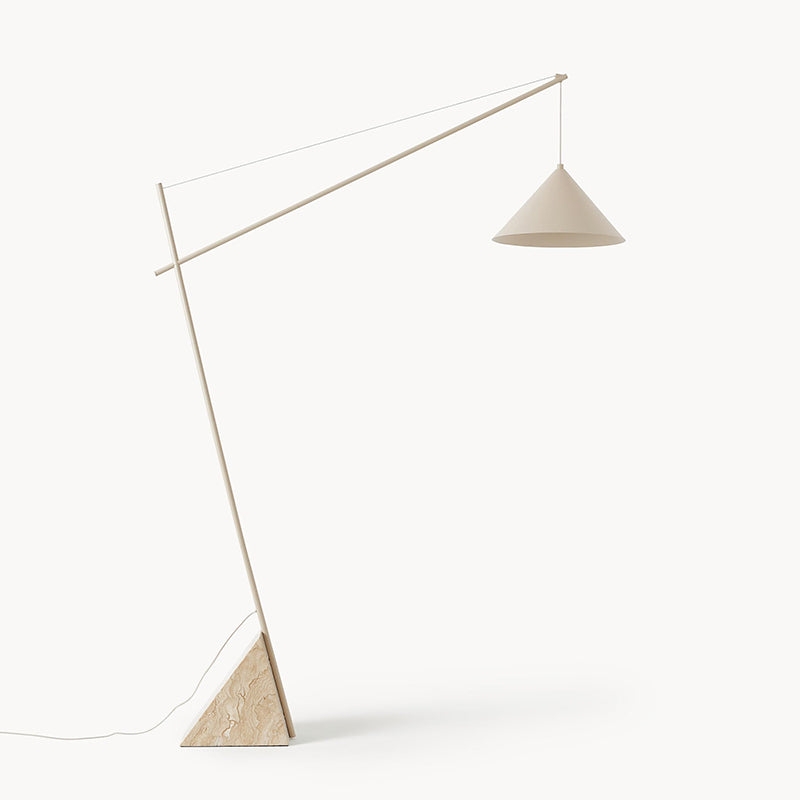Grande Travertine Floor Lamp D706