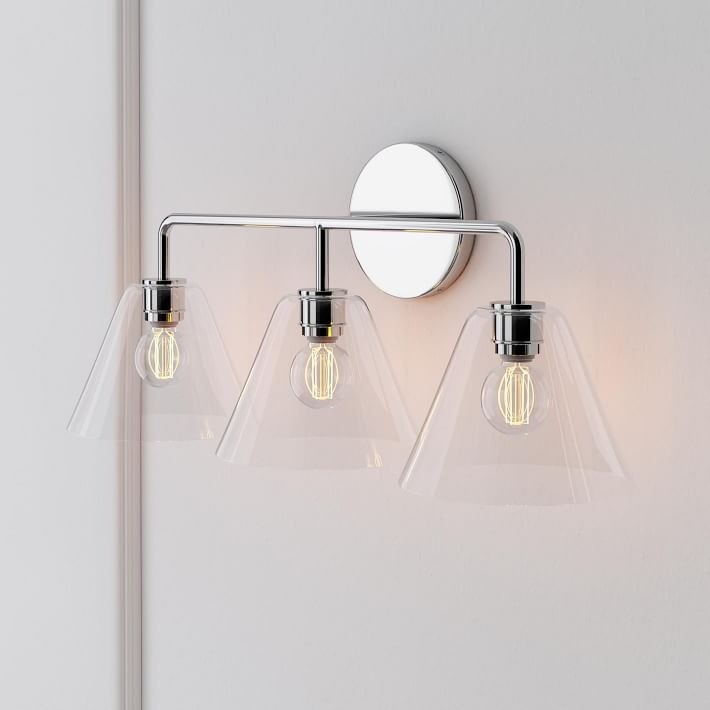 Conica Cone Wall Sconce - 1, 2, 3-Light Modern Glass Lighting T235