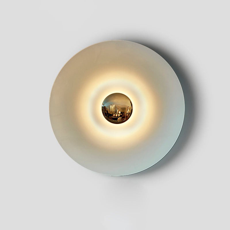 Simplicity Round Ginger Glow Wall Light S188