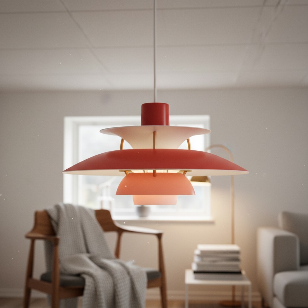 Danish UFO Design Kitchen Pendant Lamp