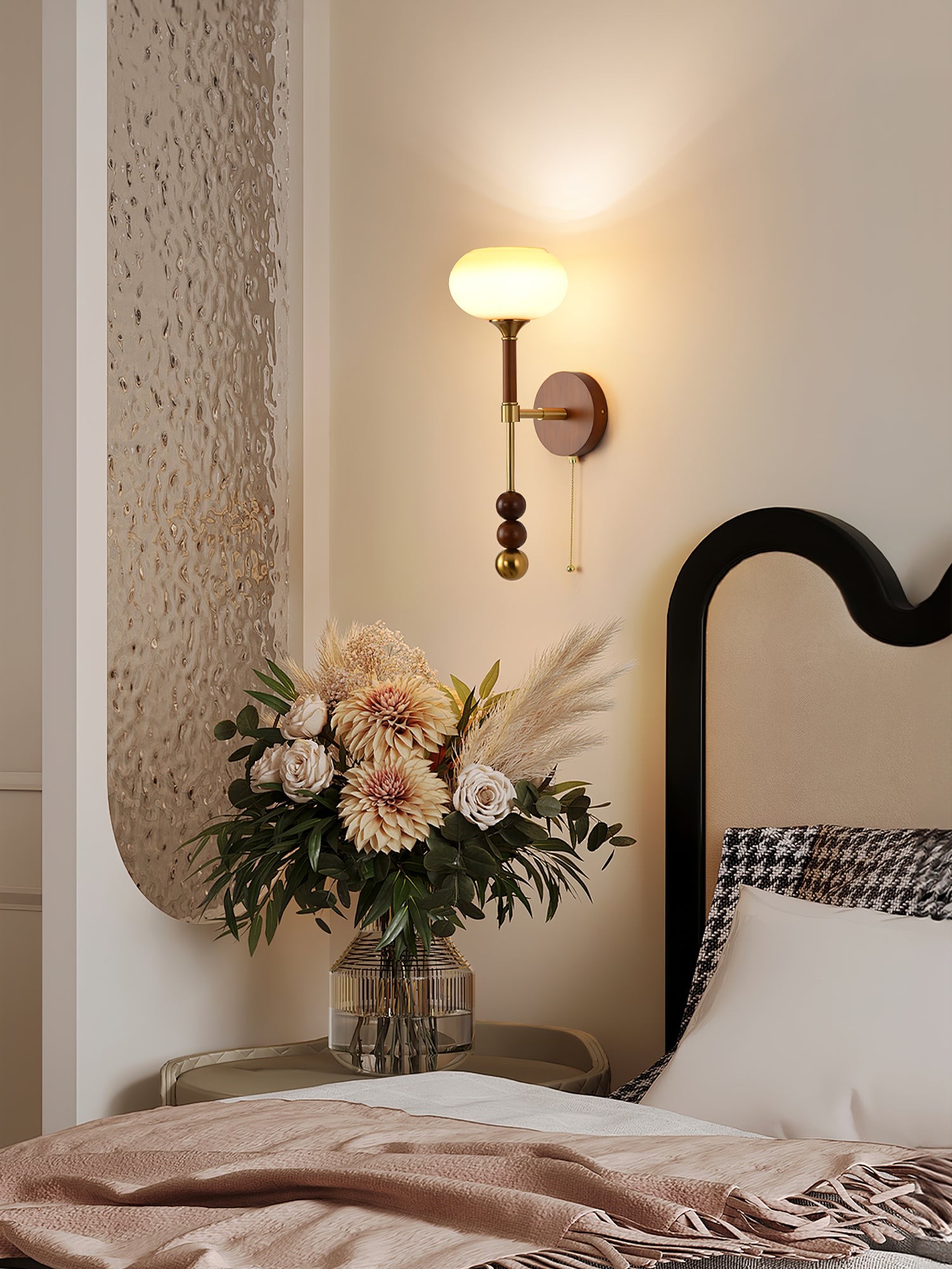 Retro Solid Wood Series Wall Lamp M523