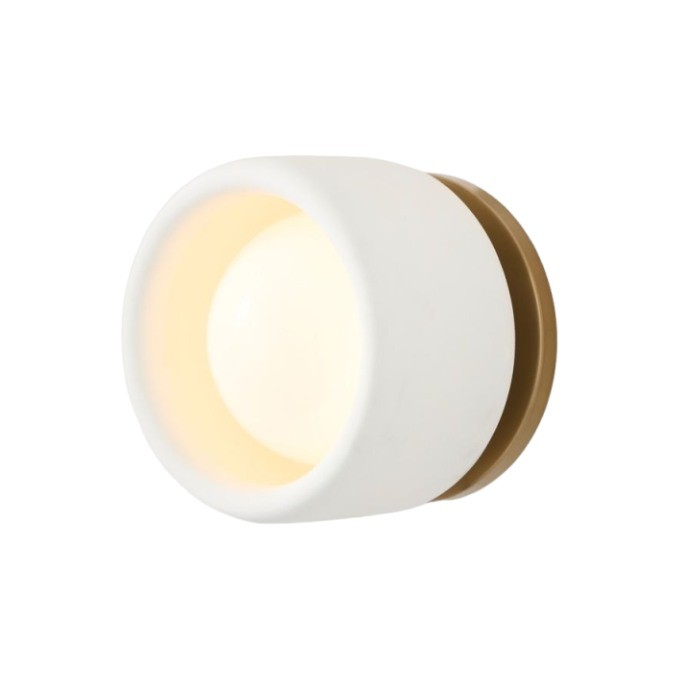 Cerova Anders Ivory Porcelain Wall Sconce – Organic Design for Living Room & Bedroom T015