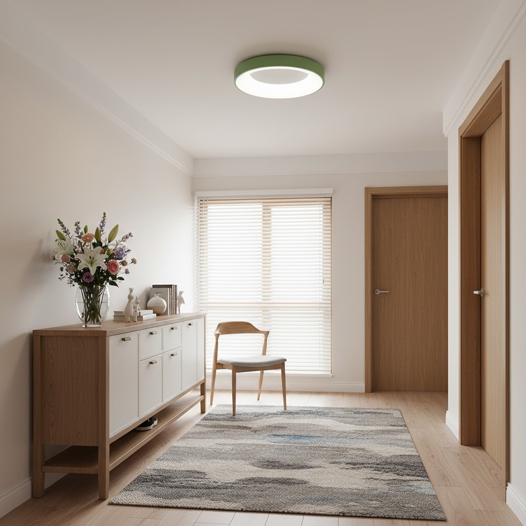 Lumiflexa Modern Round Ceiling Light Acrylic Shade for Bedroom and Hallways T523