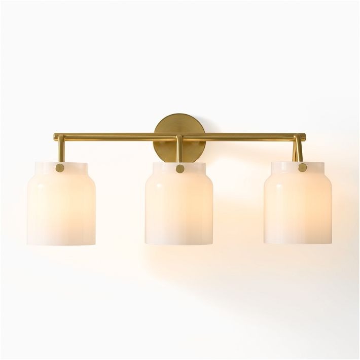 Hanton Modern 3-Light Wall Sconce - Metal Bathroom Fixture T161