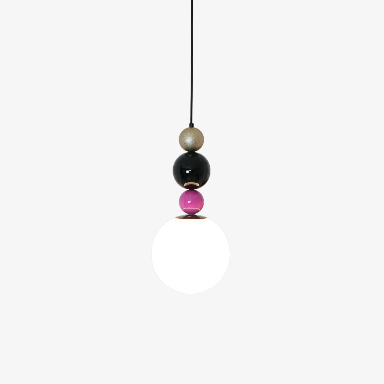 Round Balls Stacking Pink Pendant Lamp M522