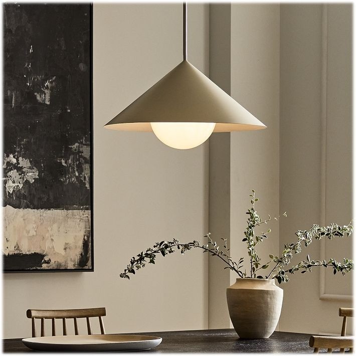 Brivana Adjustable Pendant – Cone Shade Light for Kitchen or Dining T268