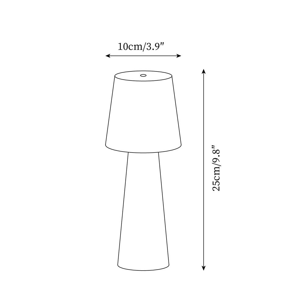 Modern Conical Metal Table Lamp M311