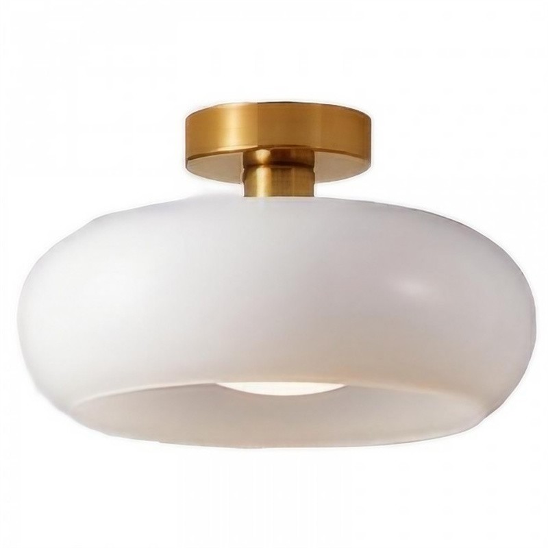 Art Deco Bauhaus Glass Disc Ceiling Light S152