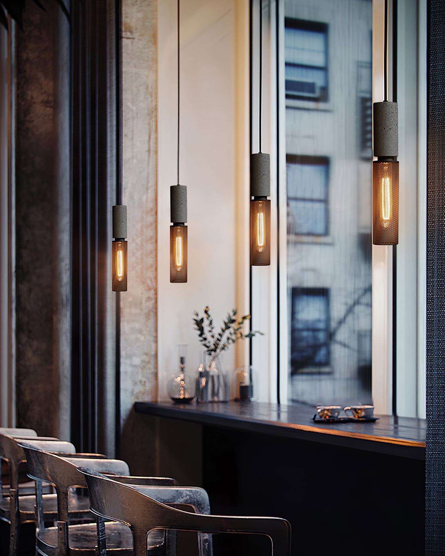 Cement Mesh Pendant Light M81