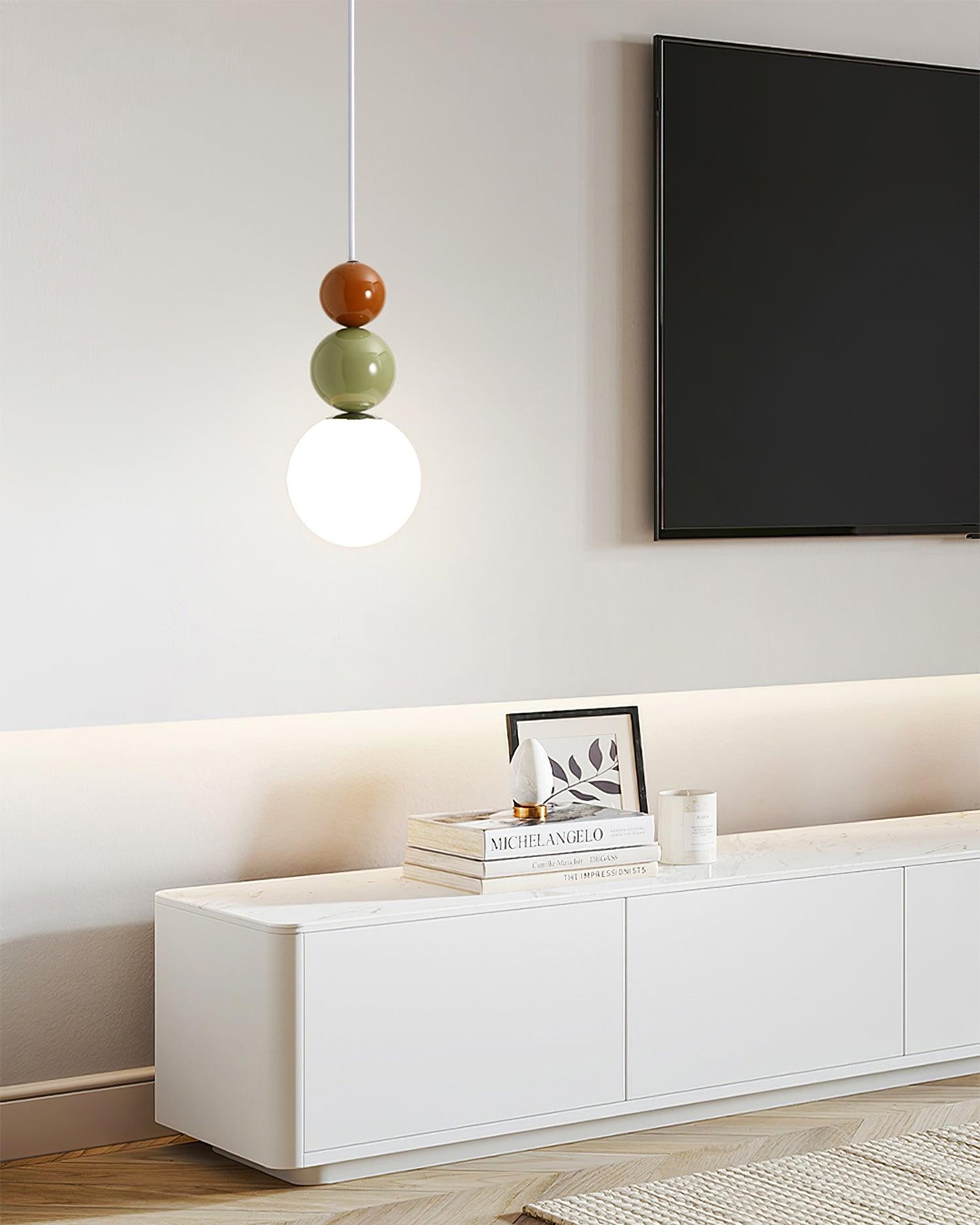 Nordic Cream Modern Simple Dot Pendant Lamp M387