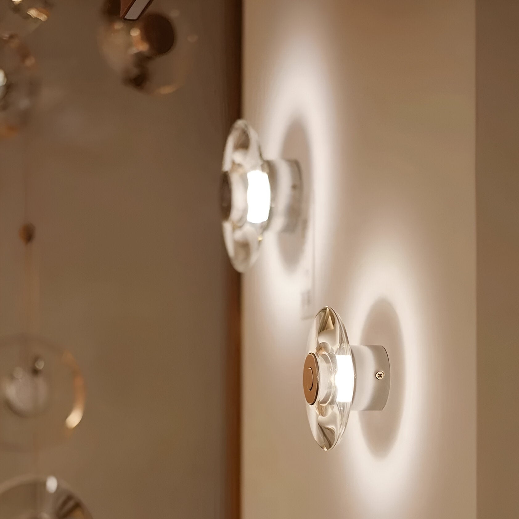 Italian Crystal Minimalist Clementine Wall Light D958