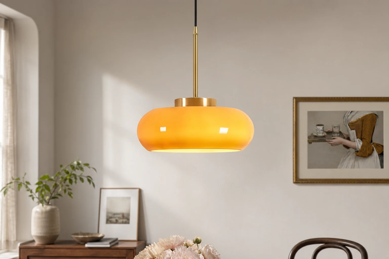 Lampa wisząca S93 pokazana w scenie lifestylowej