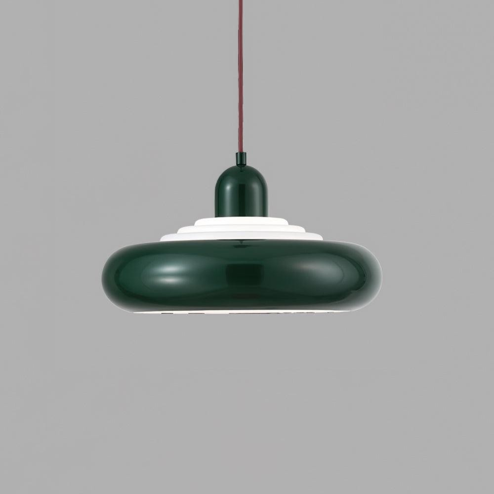 Multi-tiered Round Tower Cream Color Pendant Lamp M488