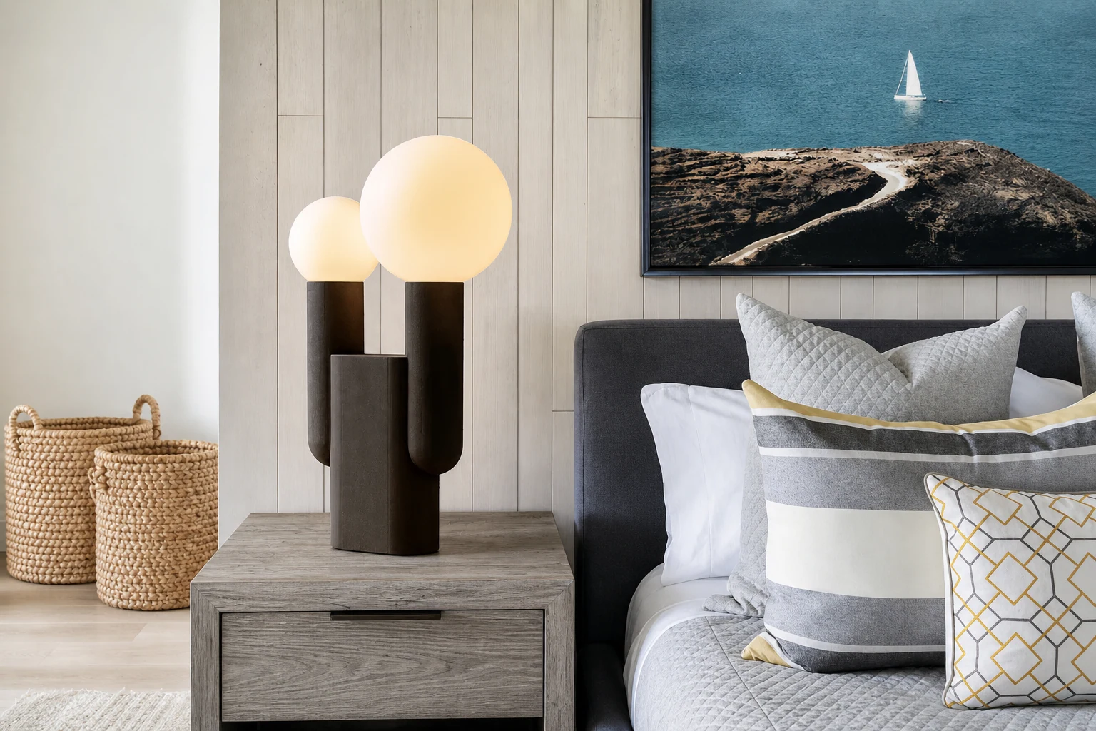 Lampa stołowa Cactus M570 stylizowana na stół