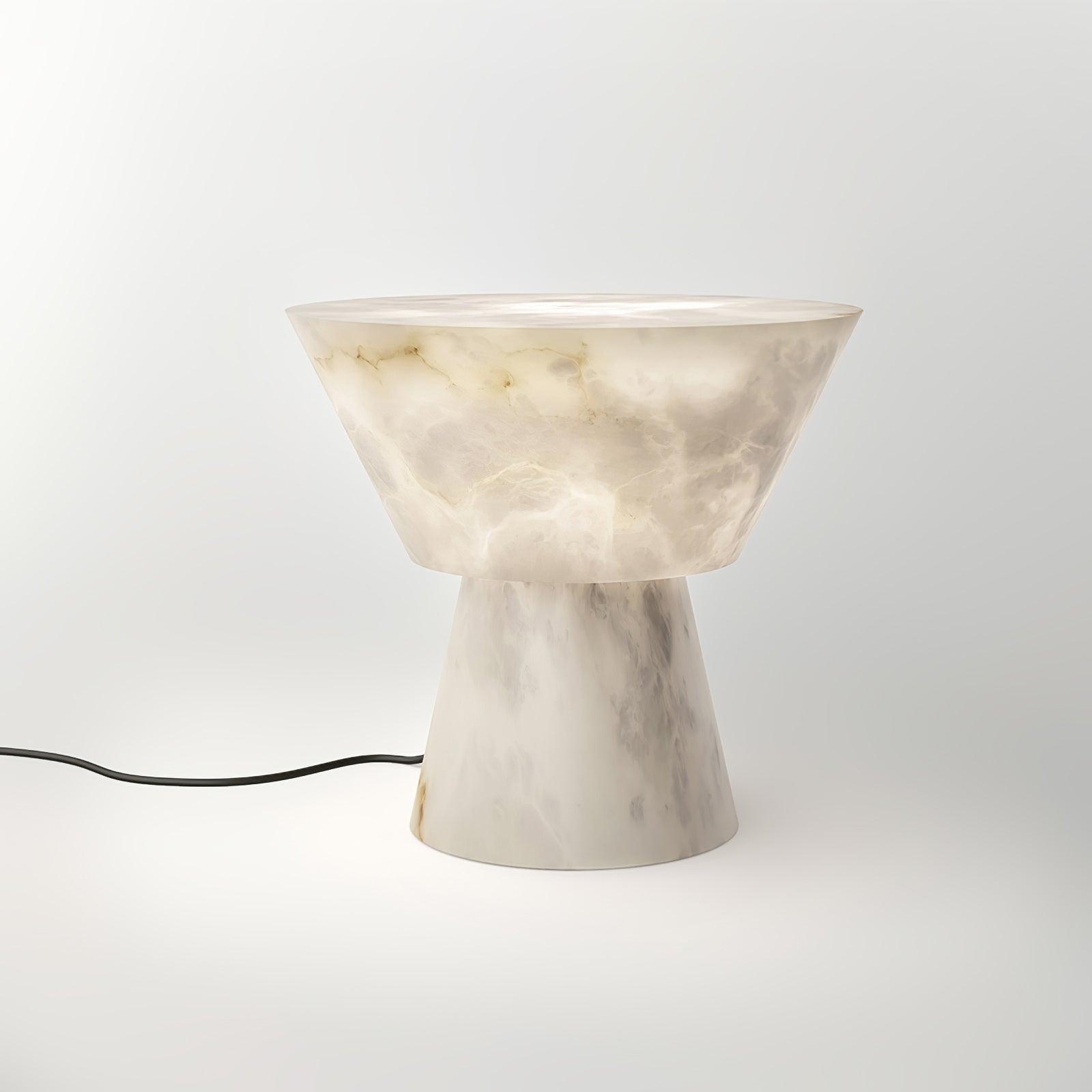 Beta Marble Alabaster Table Lamp D386