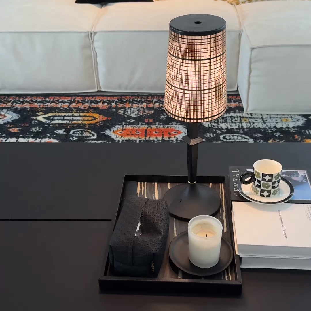 Devon Black Table Lamp D709