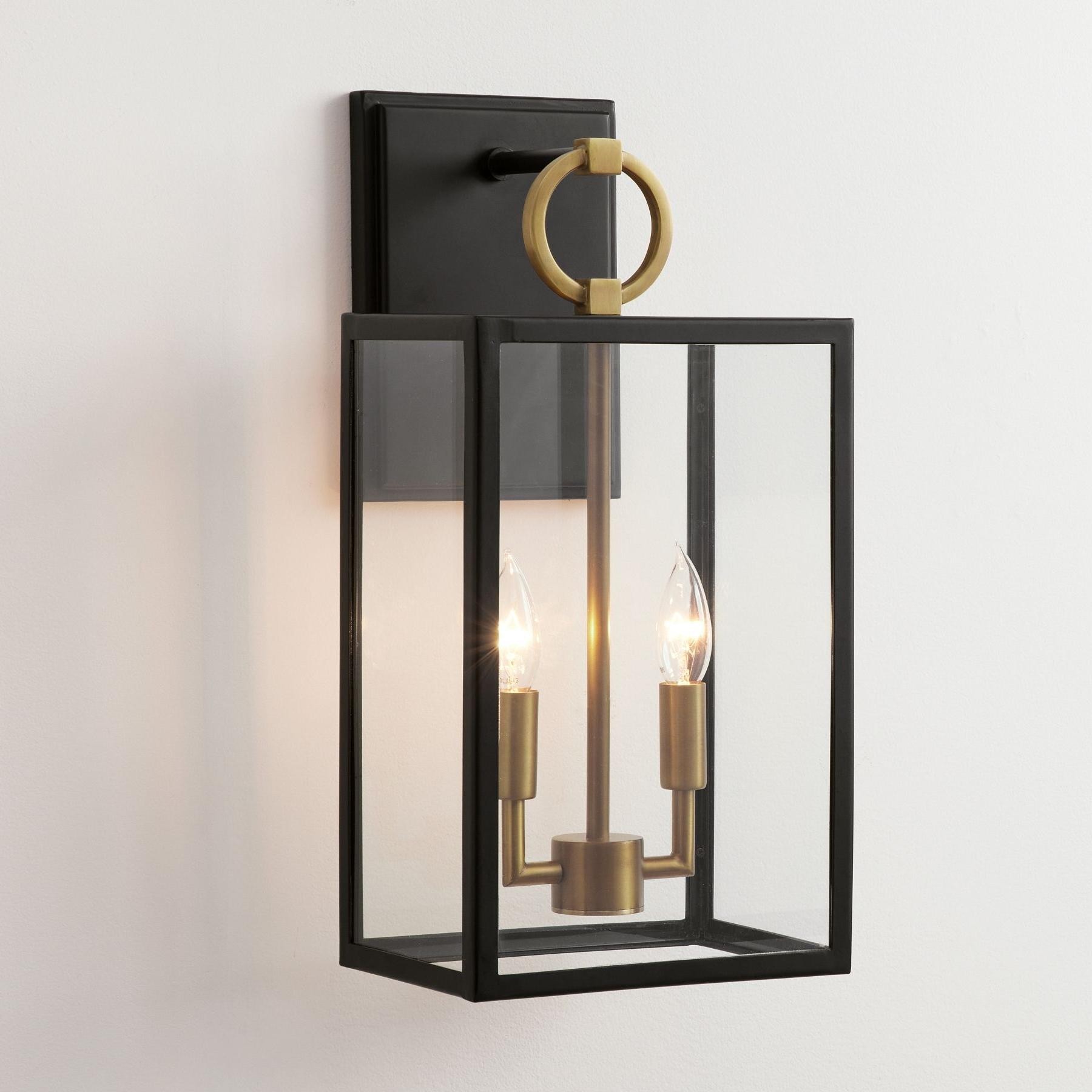 Ferrix Industrial Iron Outdoor Wall Lamp - Lighting Stylish Exterior Glass Lighting T143