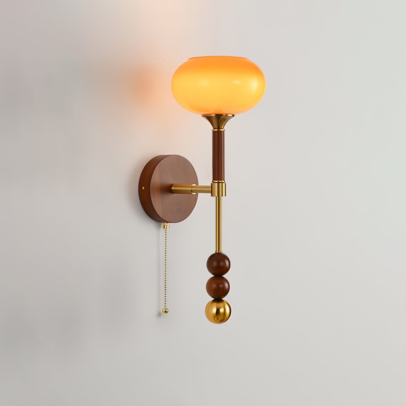 Retro Solid Wood Series Wall Lamp M523