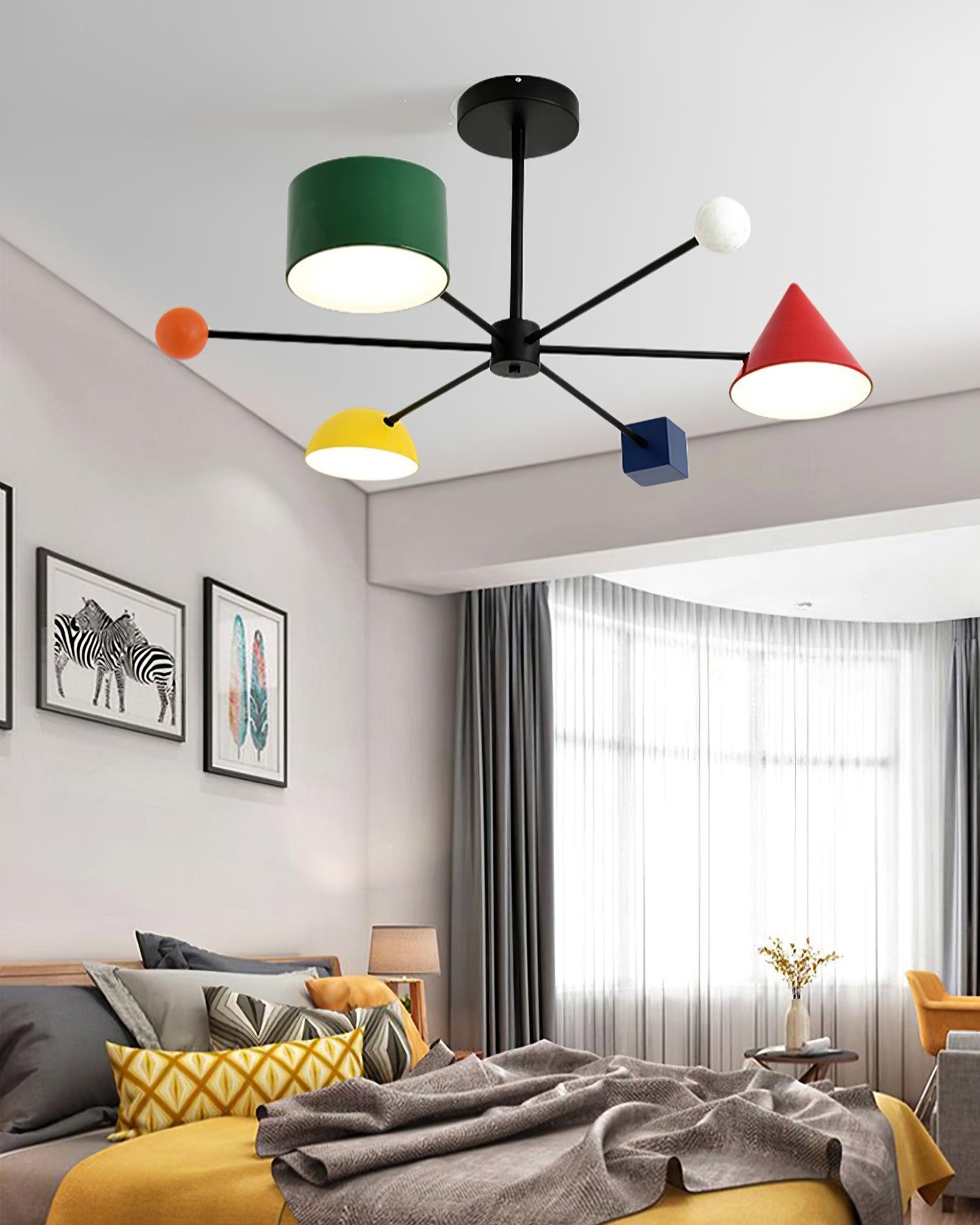 Geometric Colorful Ceiling Light M377