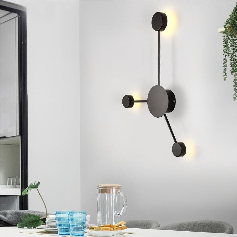 Modern Art Circle Linear LED Wall Light S102