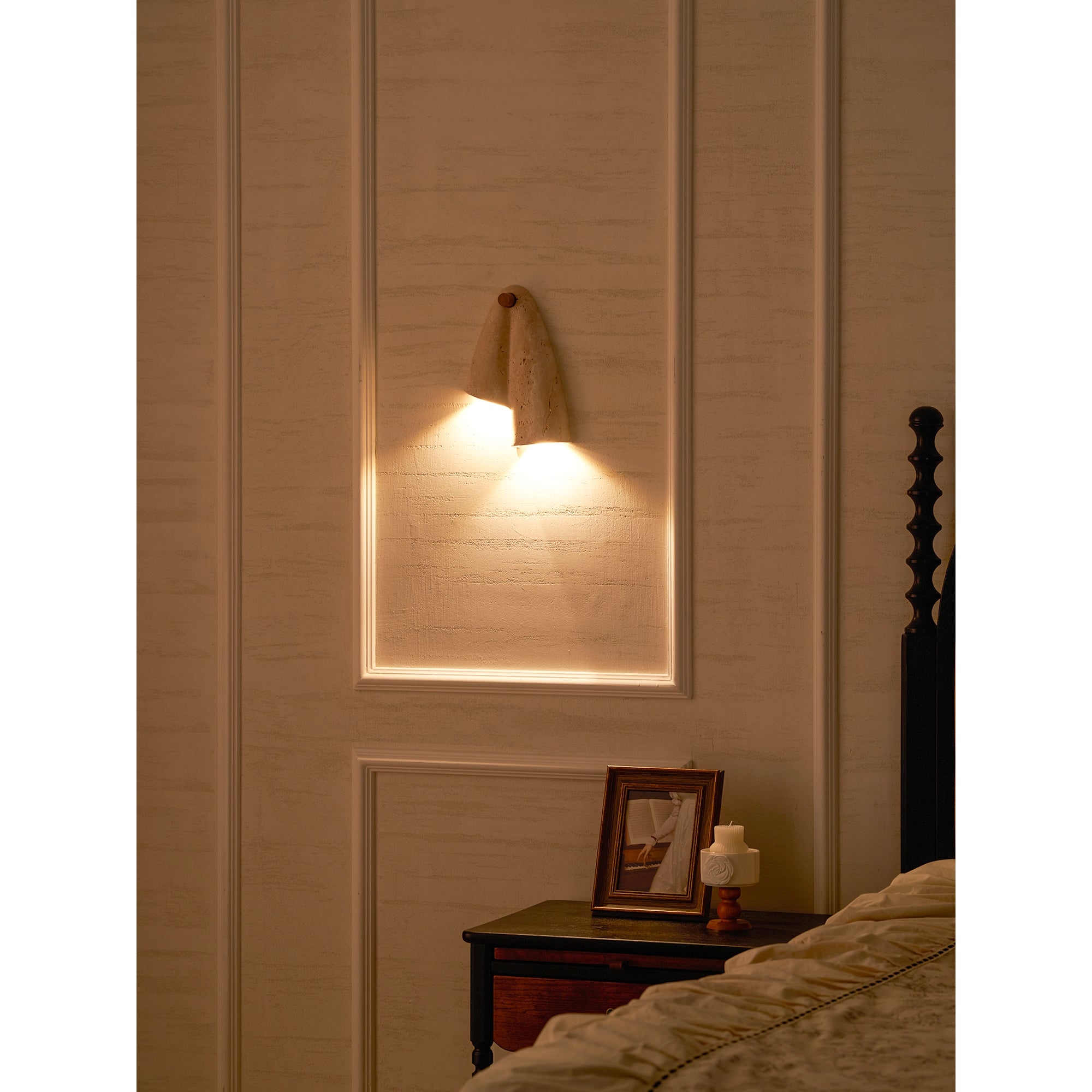 Pearlmont Travertine Wall Lamp D764