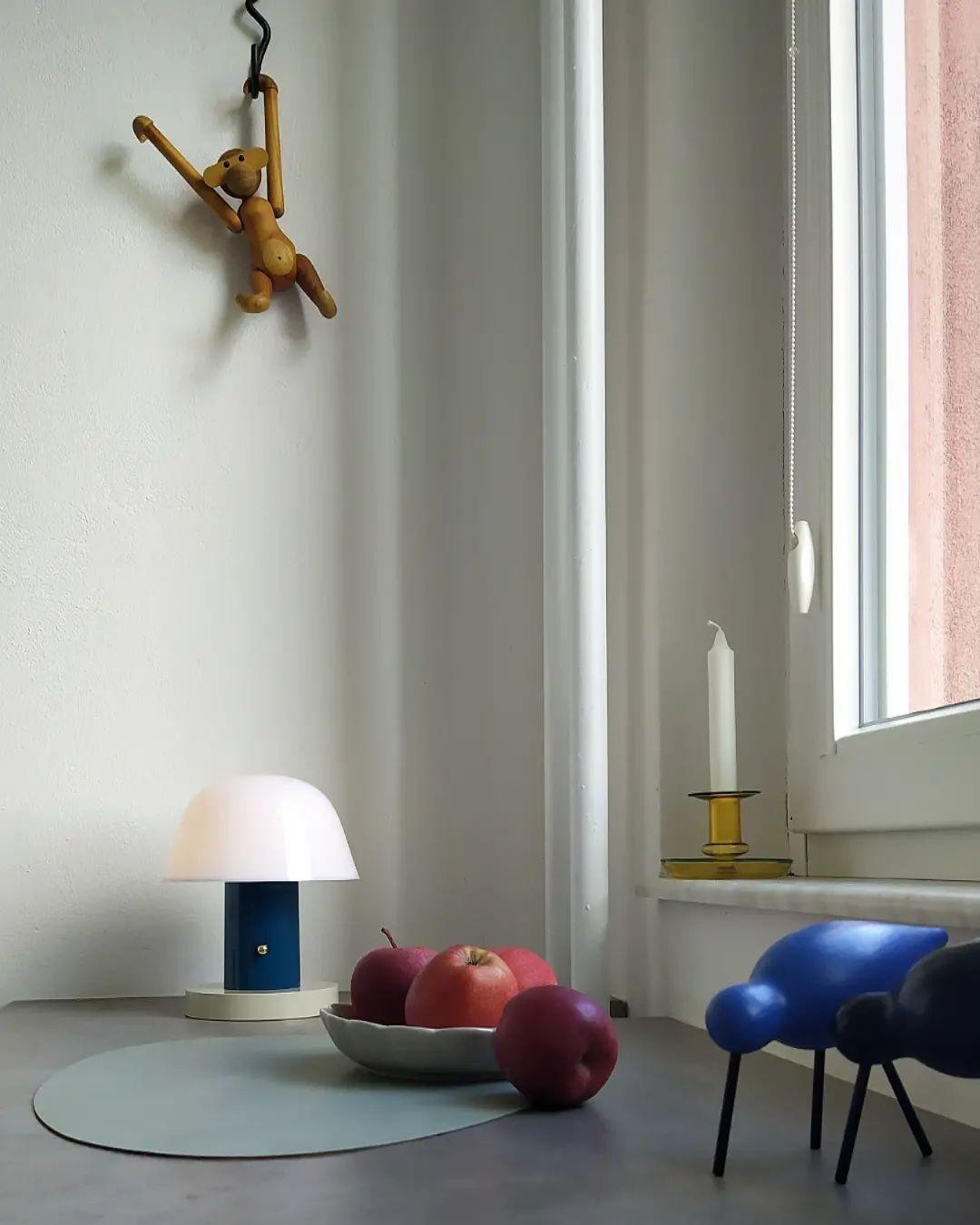 Minimalist Mushroom Cordless Table Lamp M44