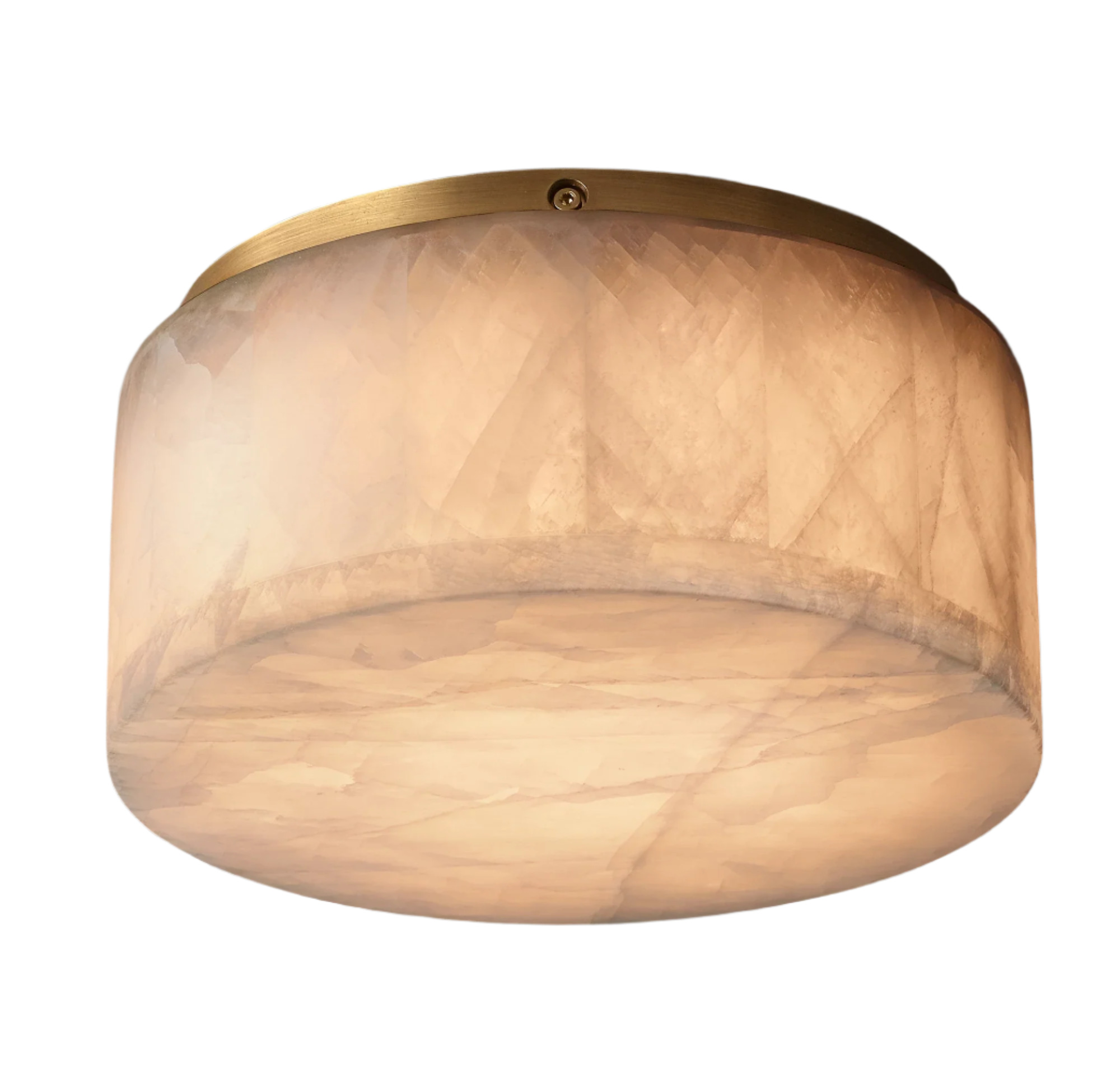 Rivage Alabaster Minimalist Ceiling Light D948