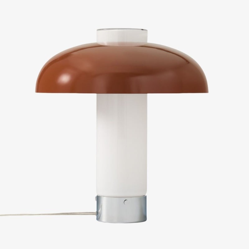 Nera Curved Accent Lamp - Organic Modern Design with Soft Glow for Nightstand T629