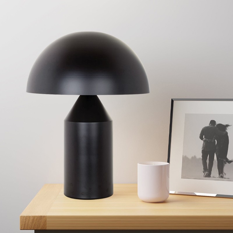 Modern Mushroom Metal Table Lamp for Bedroom