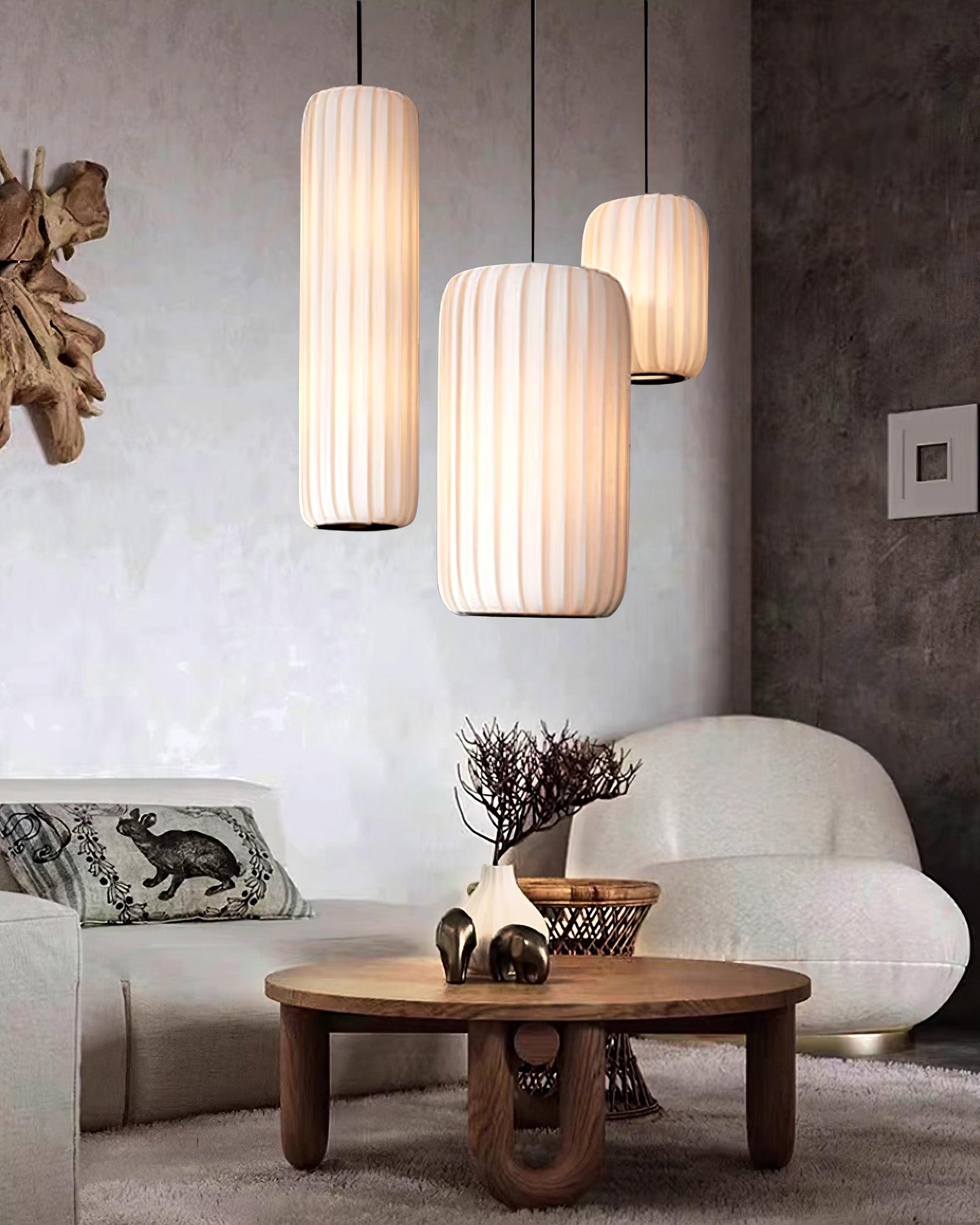 Scandinavian Minimalist Fabric Pendant Lamp M331