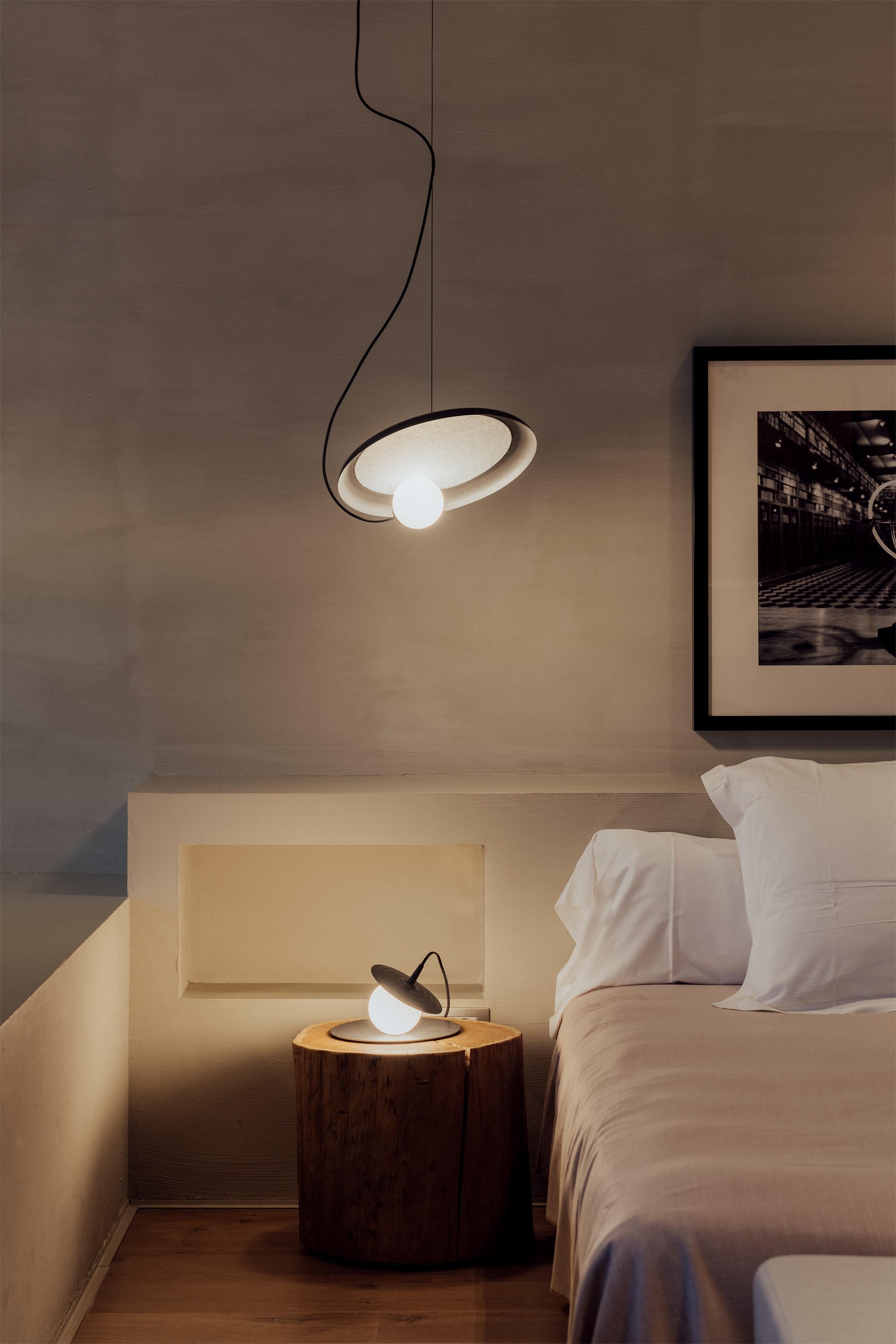 Acoustic Disc Pendant Lamp D448