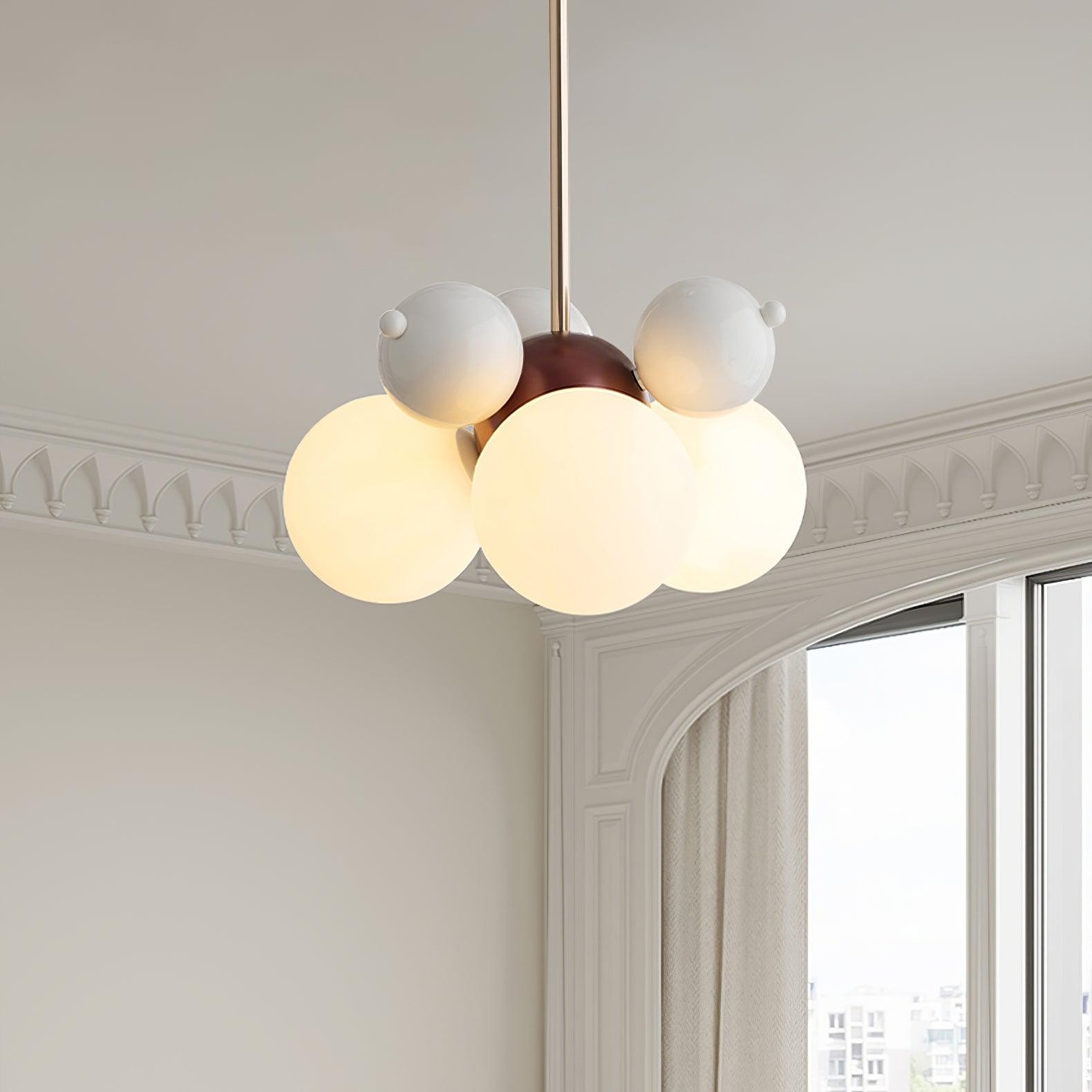 Modern Bubble Shaped Lampshade Pendant Lamp M349
