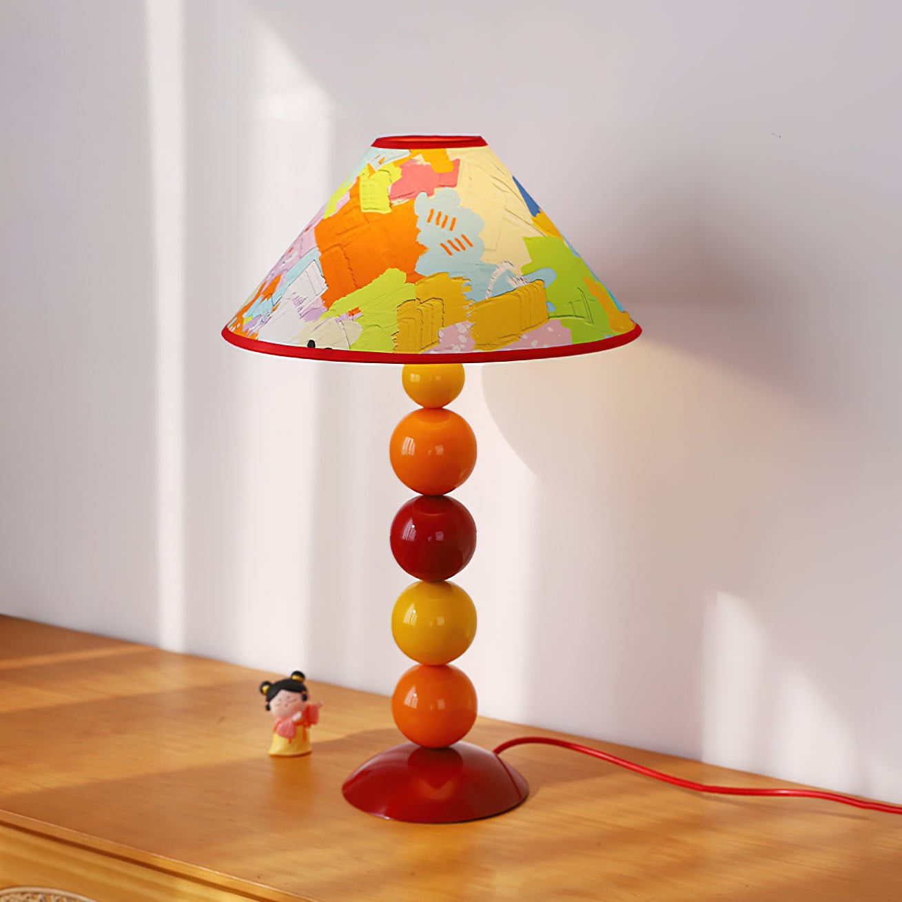 Retro Coloful Stacking Ball Table Lamp M329