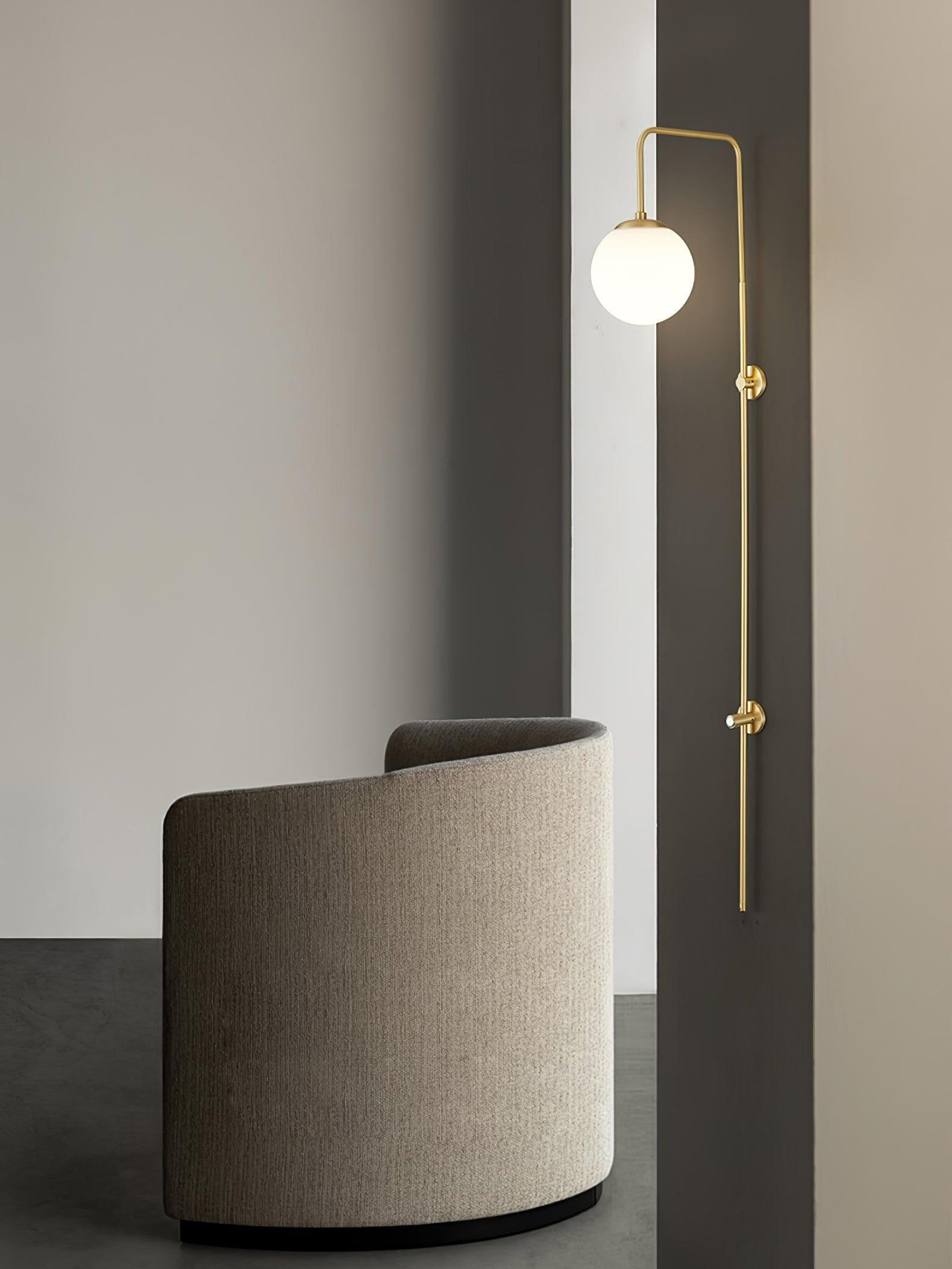 Globe Brass Wall Sconce M555