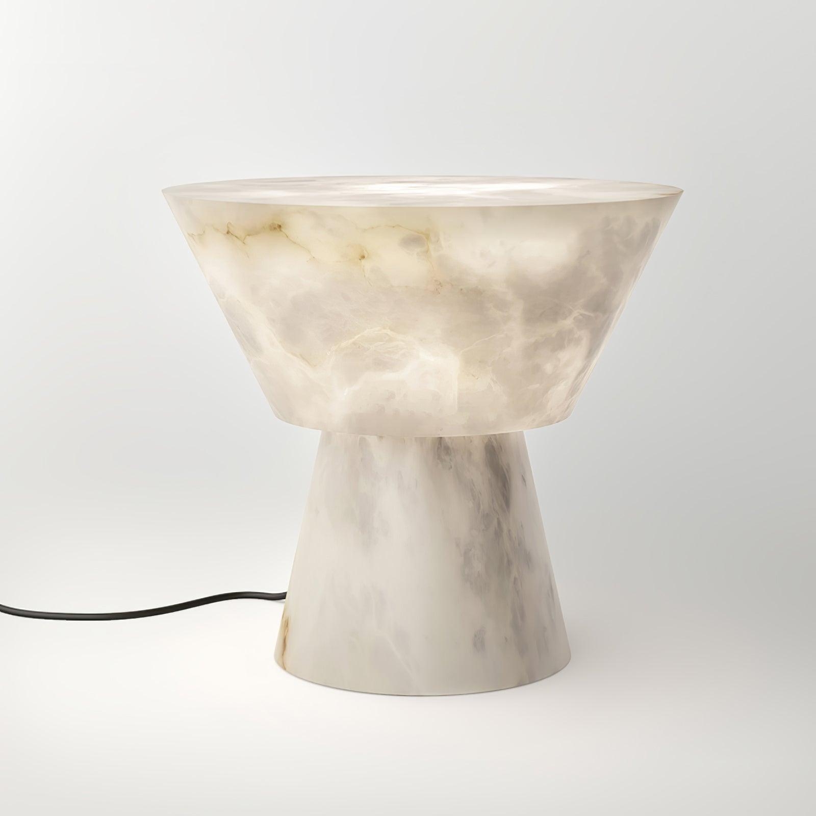 Beta Marble Alabaster Table Lamp D386