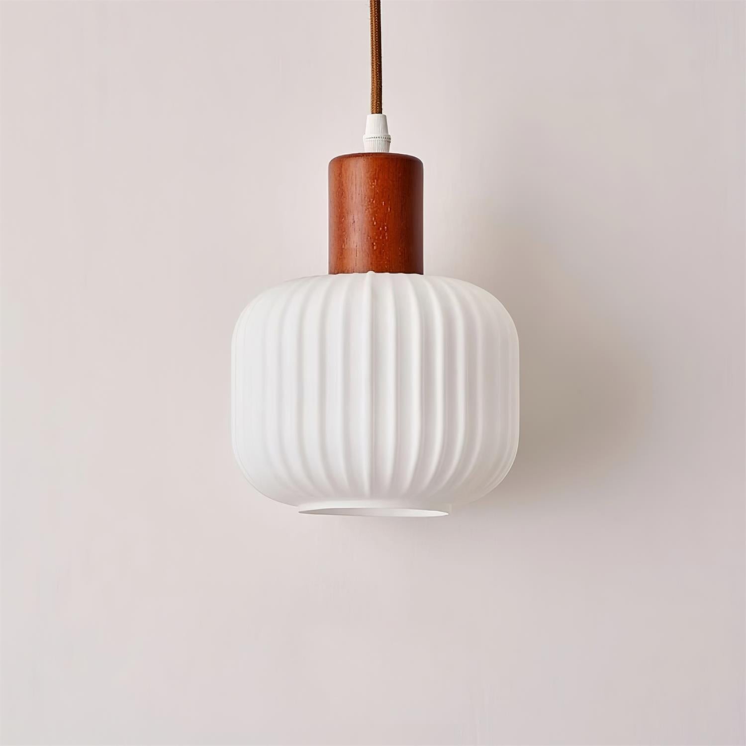 Mid Century Modern Glass Pot Pendant Lamp For Kitchen Island M334