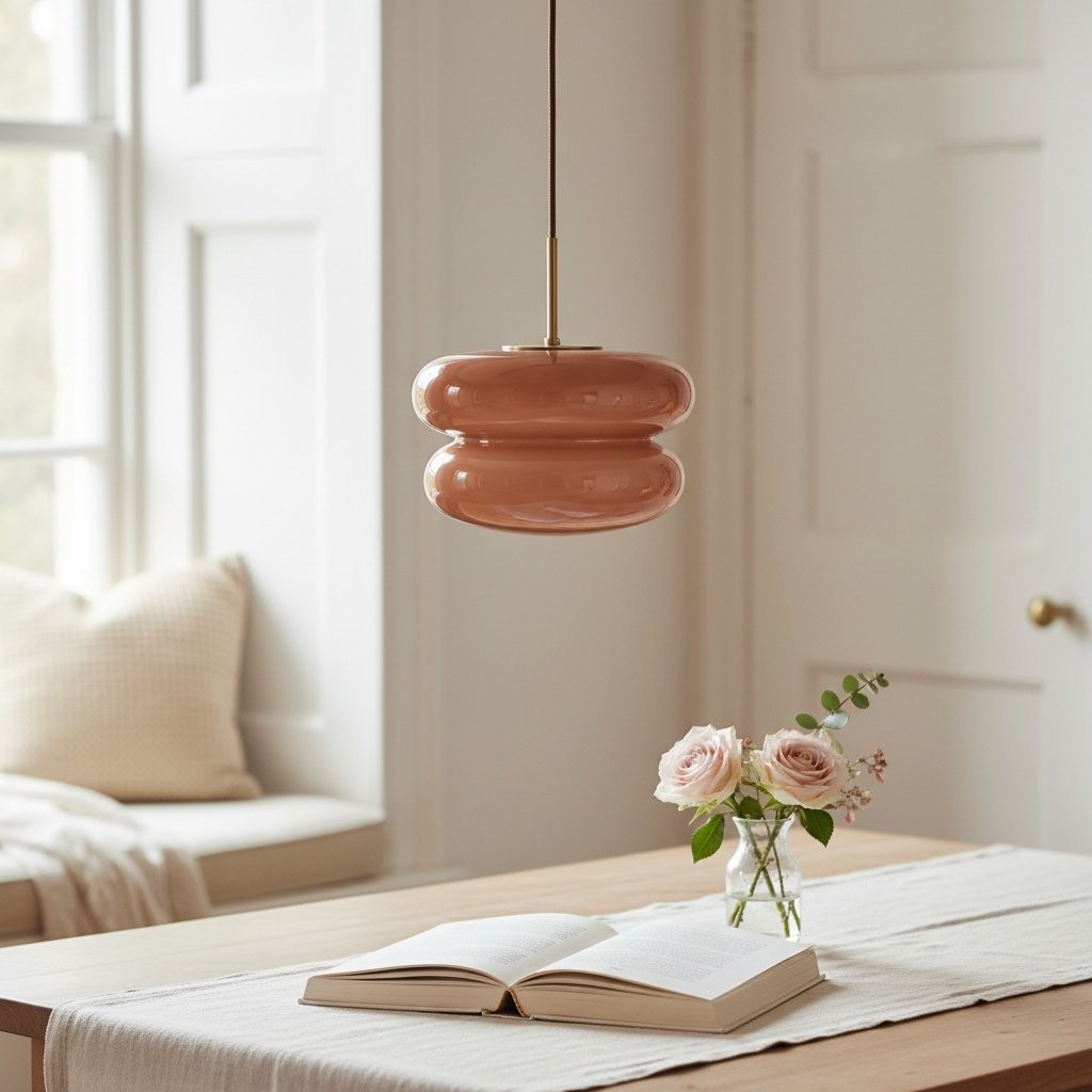 Orra Opal Glass Pendant Lamp - Modern Hanging Lamp T421