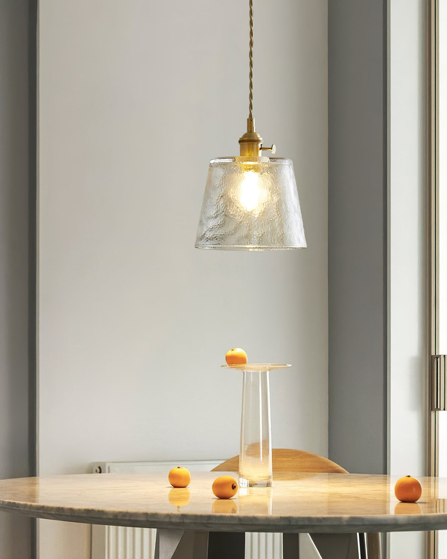 Retro Small Cup Glass Pendant Lamp M276