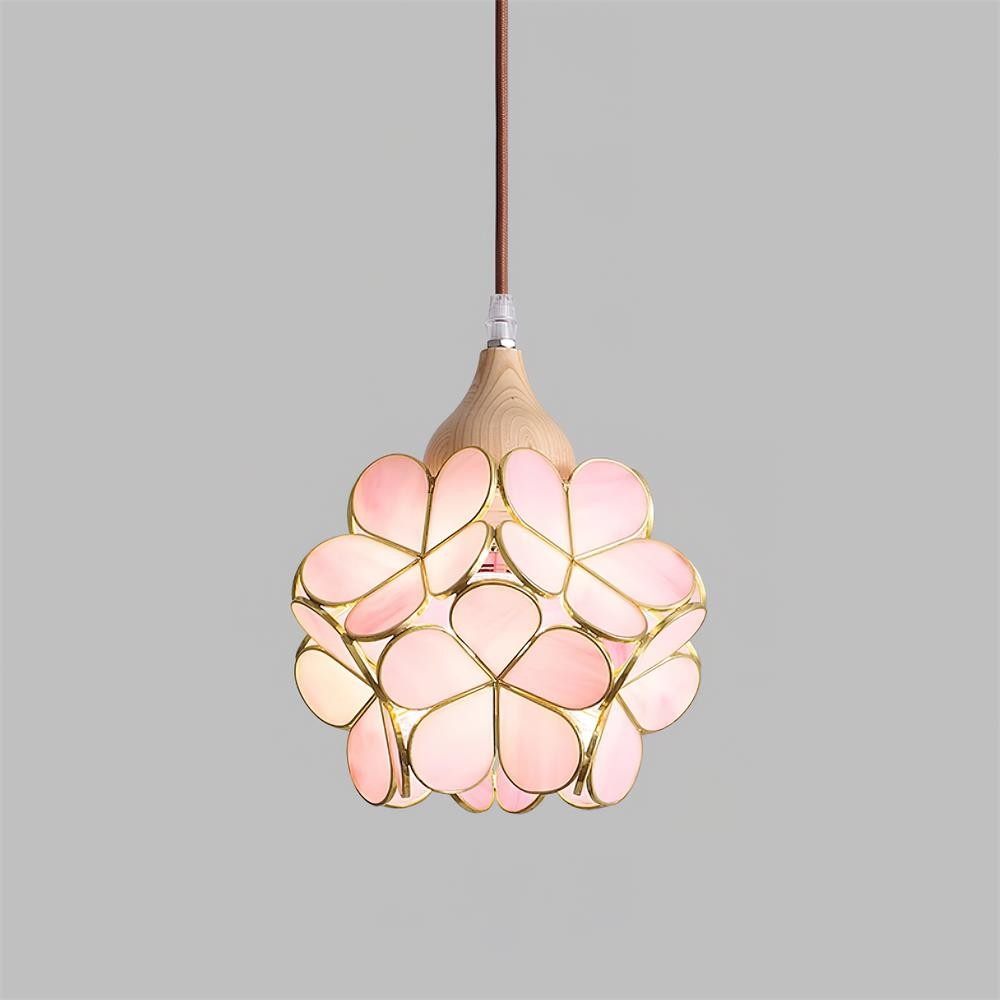French Creative Pastoral Style Flower Pendant Light M238