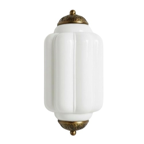 Eloise Long Pumpkin Retro Glass Recessed Wall Lamp G52