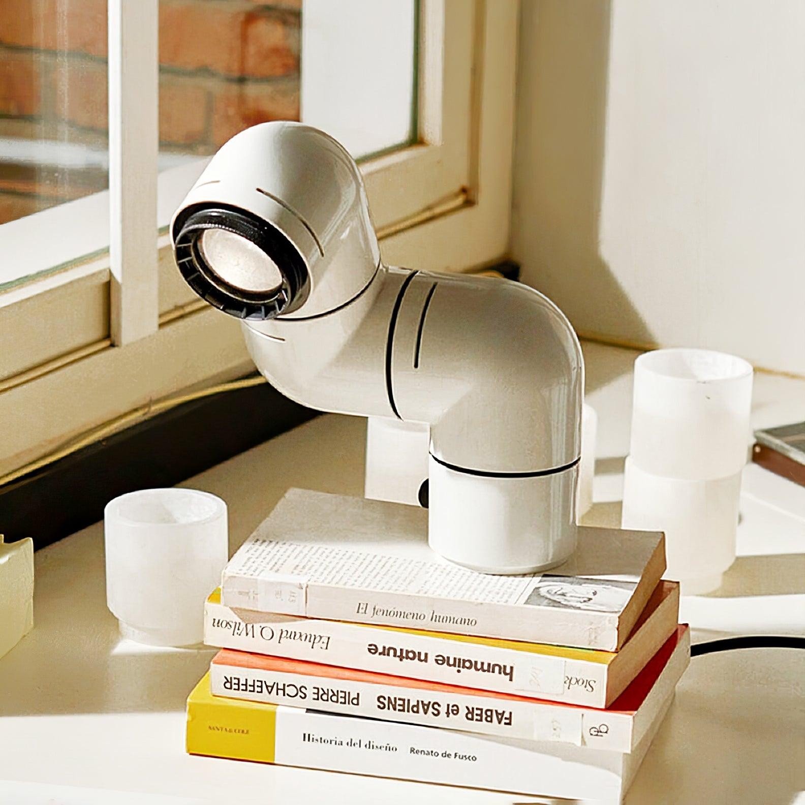 Red Tubular Table Lamp Suitable For Bedroom M20