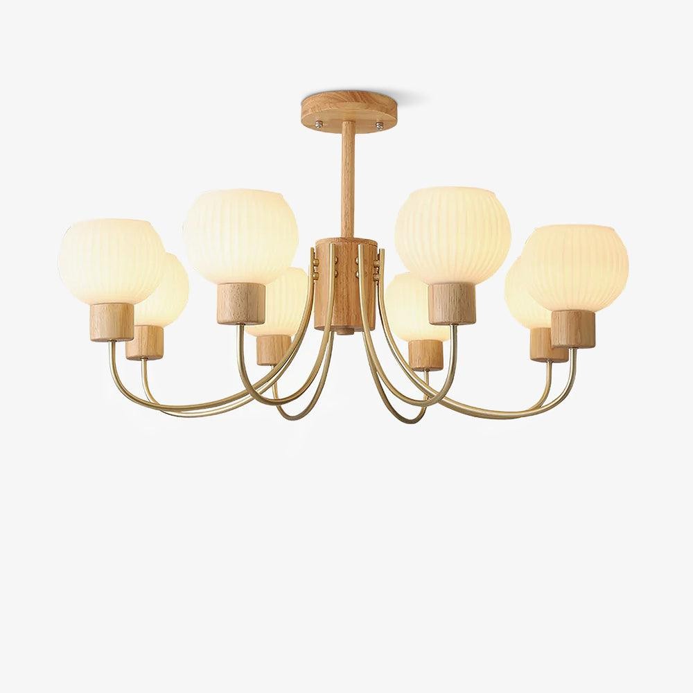 Wabi-sabi Wooden Chandelier M562