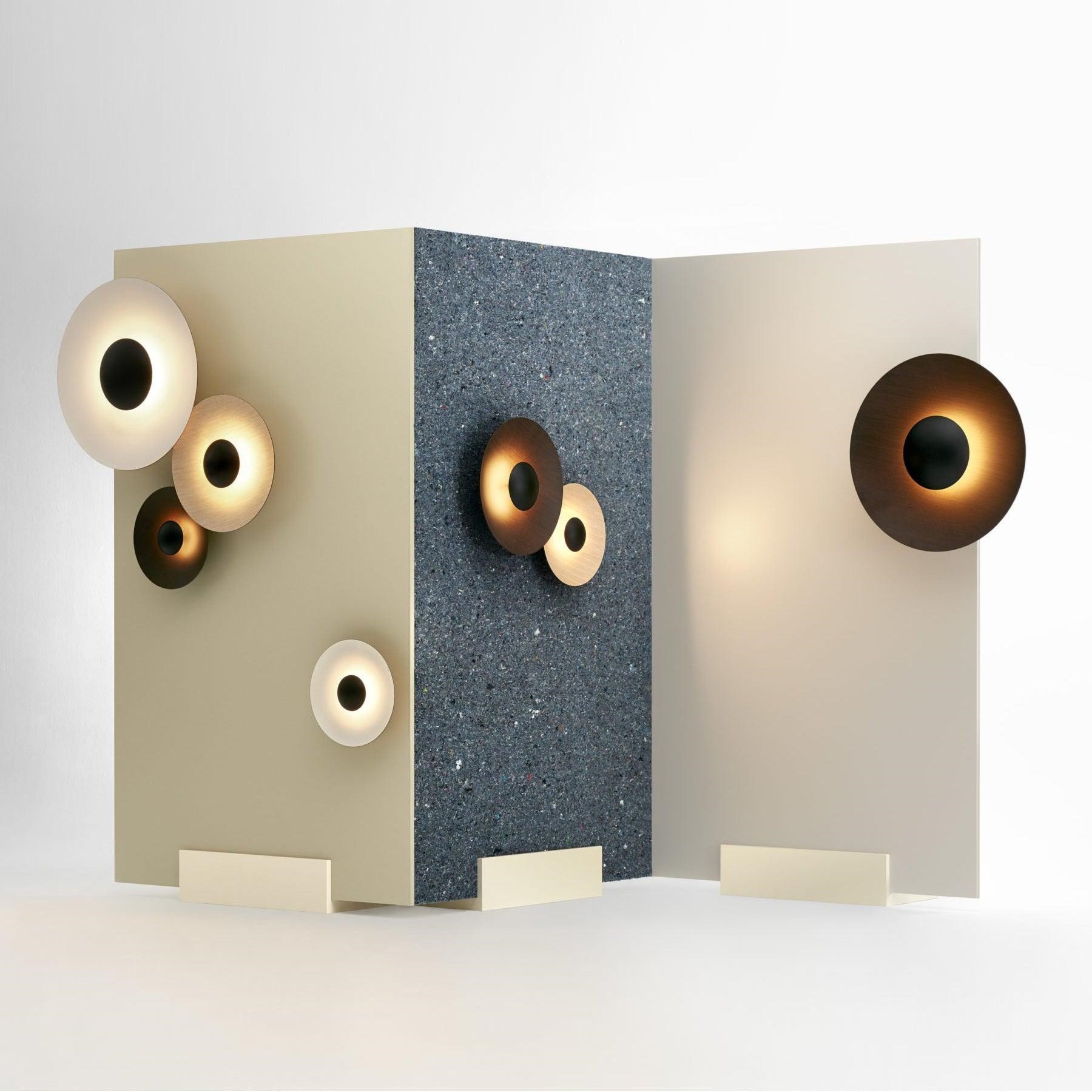 Simplicity Round Ginger Glow Wall Light S188