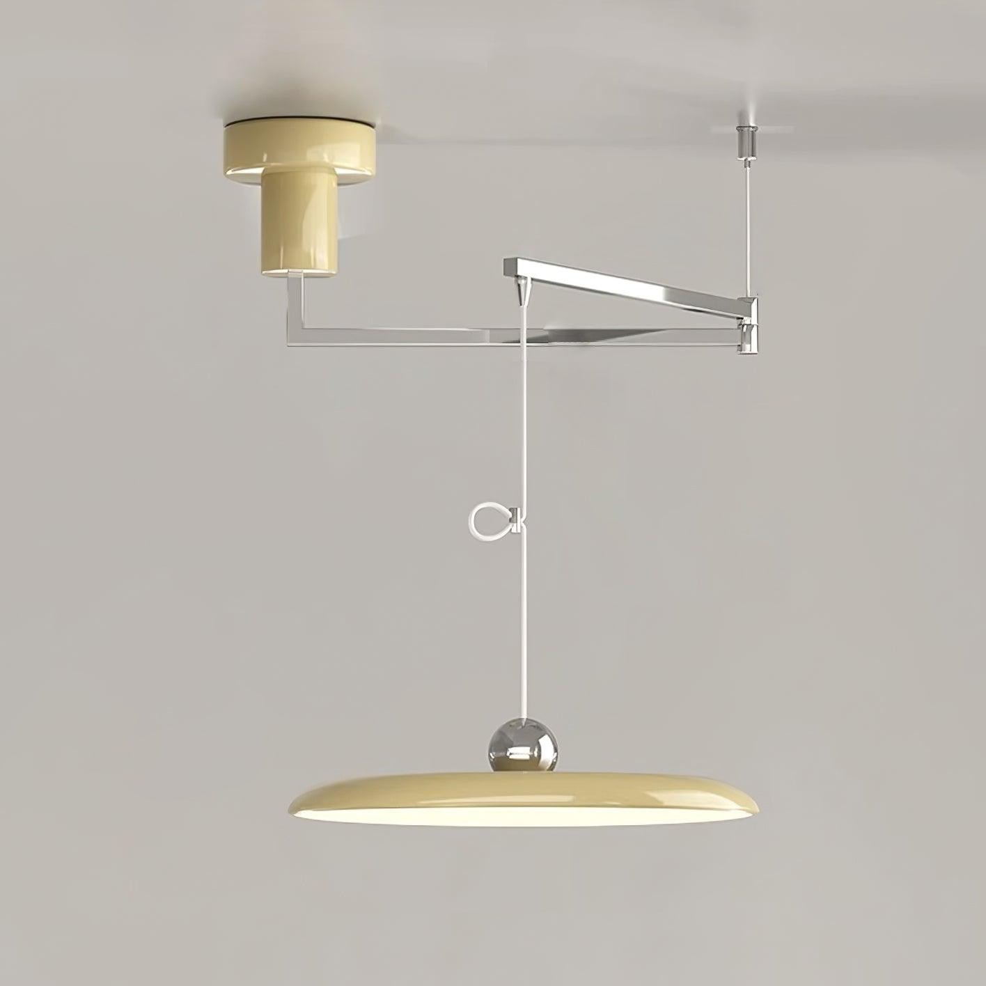 Simple Modern Adjustable Swing Arm Disc Pendant Lamp M110