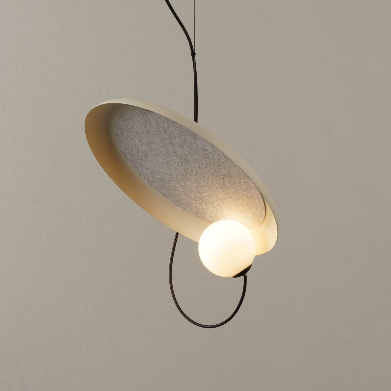 Acoustic Disc Pendant Lamp D448