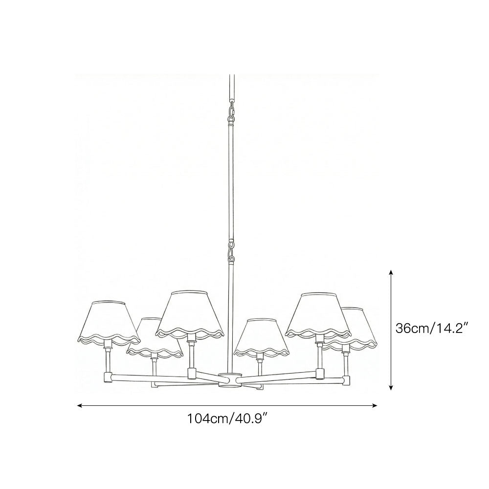 Larkspur Chandelier D757