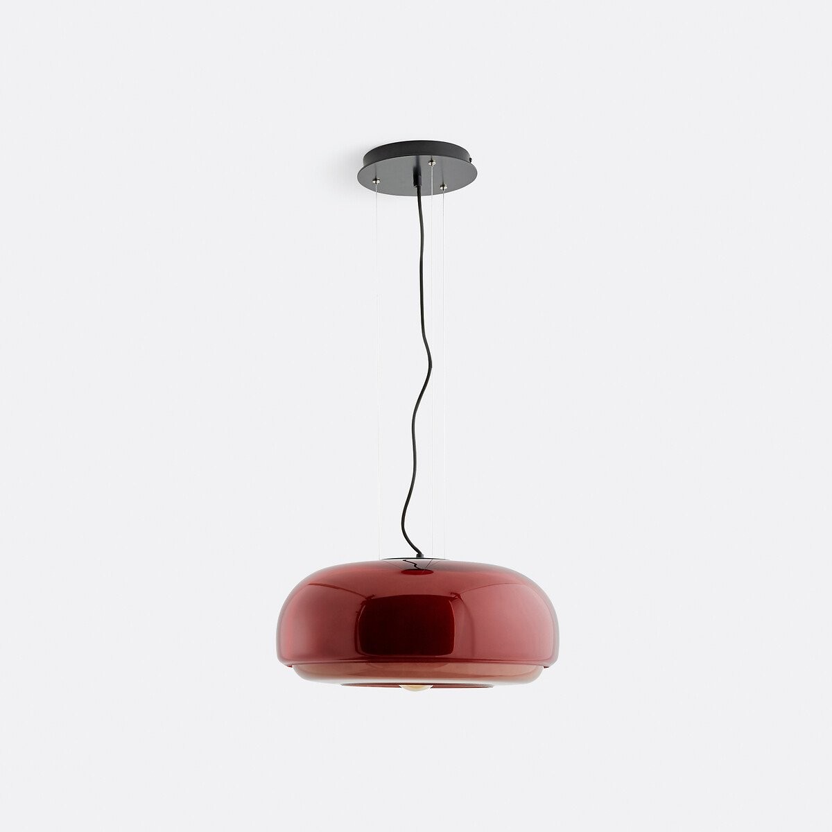 Clinco Modern Mushroom Pendant Light - Colored Glass Hanging Light T418